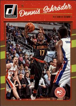 #34 Dennis Schroder - Atlanta Hawks - 2016-17 Donruss Basketball