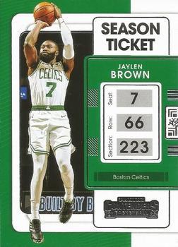 #34 Jaylen Brown - Boston Celtics - 2021-22 Panini Contenders Basketball