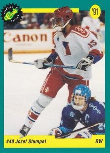 #34 Jozef Stumpel - Boston Bruins - 1991 Classic Draft Picks Hockey