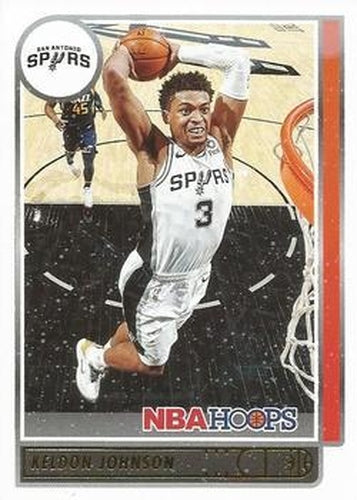 #34 Keldon Johnson - San Antonio Spurs - 2021-22 Hoops Winter Basketball