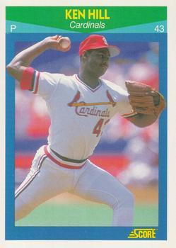 #34 Ken Hill - St. Louis Cardinals - 1990 Score Rising Stars Baseball