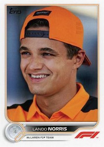 #34 Lando Norris - McLaren F1 Team - 2022 Topps Formula 1 Racing