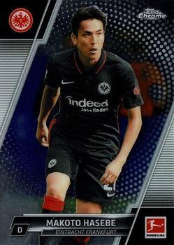 #34 Makoto Hasebe - Eintracht Frankfurt - 2021-22 Topps Chrome Bundesliga Soccer
