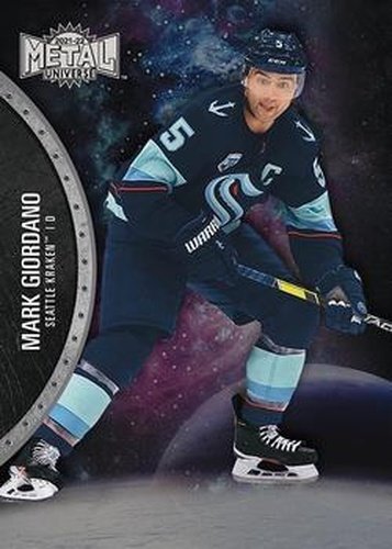 #34 Mark Giordano - Seattle Kraken - 2021-22 Skybox Metal Universe Hockey