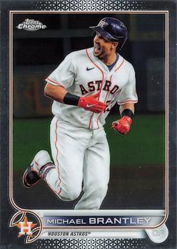 #34 Michael Brantley - Houston Astros - 2022 Topps Chrome Baseball