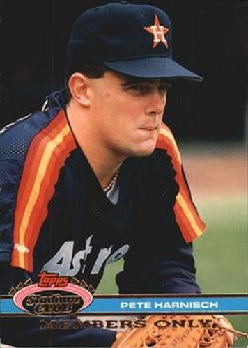 #NNO Pete Harnisch - Houston Astros - 1991 Stadium Club Members Only