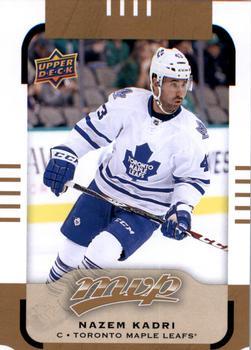 #34 Nazem Kadri - Toronto Maple Leafs - 2015-16 Upper Deck MVP Hockey