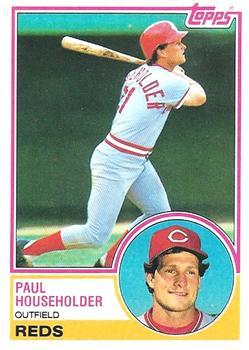 #34 Paul Householder - Cincinnati Reds - 1983 Topps Baseball