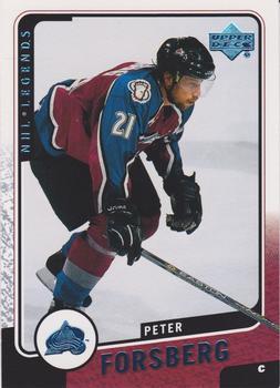 #34 Peter Forsberg - Colorado Avalanche - 2000-01 Upper Deck Legends Hockey