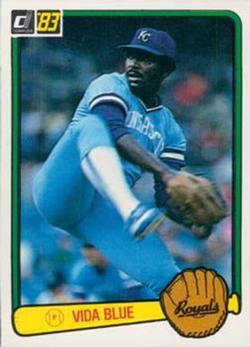 #34 Vida Blue - Kansas City Royals - 1983 Donruss Baseball