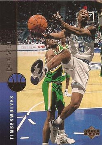 #34 Doug West - Minnesota Timberwolves - 1994-95 Upper Deck Basketball