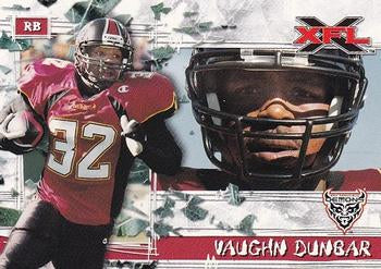 #34 Vaughn Dunbar - San Francisco Demons - 2001 Topps XFL Football