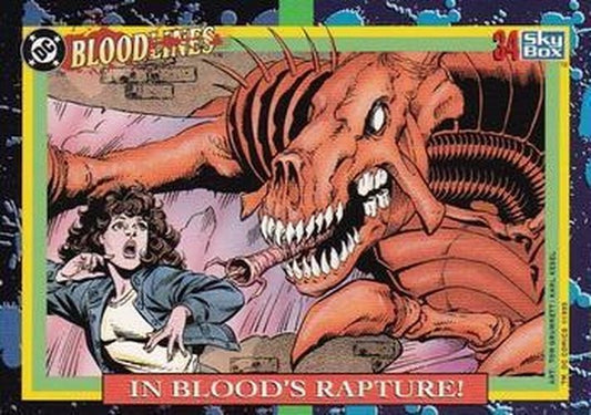 #34 In Blood's Rapture! - 1993 SkyBox DC Comics Bloodlines