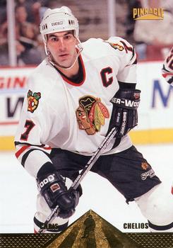 #34 Chris Chelios - Chicago Blackhawks - 1996-97 Pinnacle Hockey