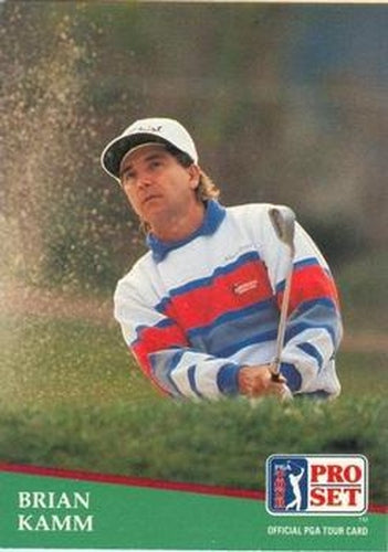 #34 Brian Kamm - 1991 Pro Set PGA Tour Golf