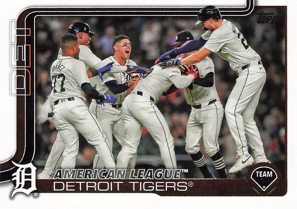 #34 Detroit Tigers - Detroit Tigers - 2025 Topps Baseball