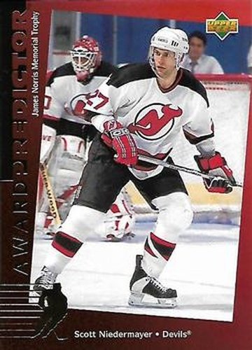 #C34 Scott Niedermayer - New Jersey Devils - 1994-95 Upper Deck - Predictors Canadian Gold Exchange Hockey