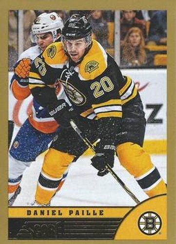 #34 Daniel Paille - Boston Bruins - 2013-14 Score - Gold Hockey