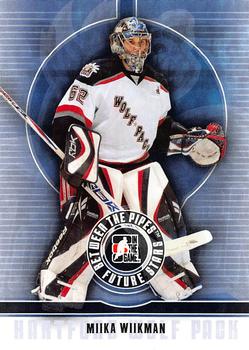 #34 Miika Wiikman - Hartford Wolf Pack - 2008-09 In The Game Between The Pipes Hockey