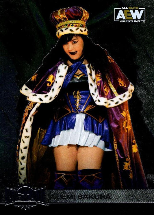 #34 Emi Sakura - 2022 SkyBox Metal Universe AEW Wrestling