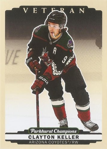 #34 Clayton Keller - Arizona Coyotes - 2022-23 Parkhurst Champions Hockey