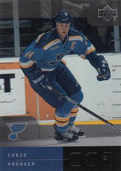 #34 Chris Pronger - St. Louis Blues - 2000-01 Upper Deck Ice Hockey