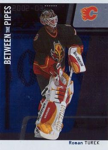 #34 Roman Turek - Calgary Flames - 2002-03 Be a Player Between the Pipes Hockey