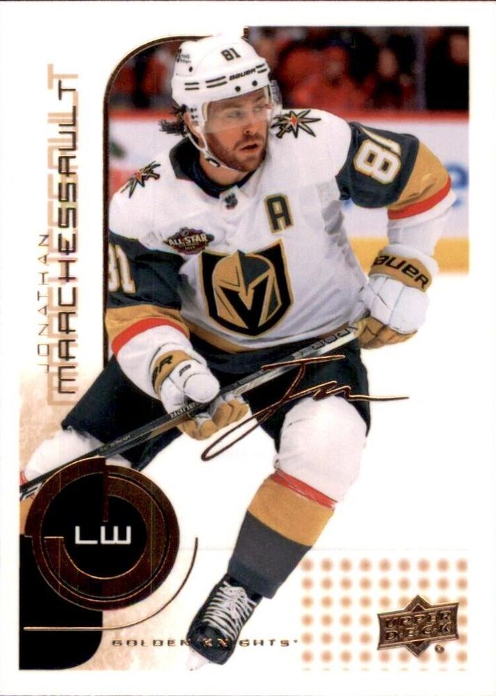 #34 Jonathan Marchessault - Vegas Golden Knights - 2022-23 Upper Deck MVP - 20th Anniversary Hockey
