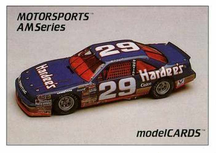 #34 Dale Jarrett's Car - Cale Yarborough Motorsports - 1992 Motorsports Modelcards AM Series Racing
