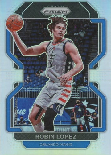 #34 Robin Lopez - Orlando Magic - 2021-22 Panini Prizm - Silver Basketball
