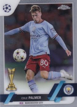 #34 Cole Palmer - Manchester City - 2022-23 Topps Chrome UEFA Club Competitions Soccer