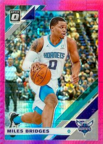 #34 Miles Bridges - Charlotte Hornets - 2019-20 Donruss Optic - Hyper Pink Basketball