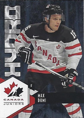 #H-34 Max Domi - Canada - 2015 Upper Deck Team Canada Juniors - Hydro Hockey