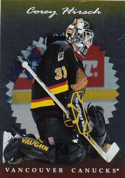#34 Corey Hirsch - Vancouver Canucks - 1996-97 Donruss Elite Hockey