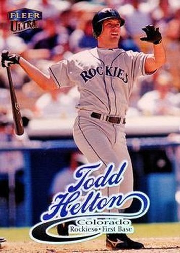 #34 Todd Helton - Colorado Rockies - 1999 Ultra Baseball