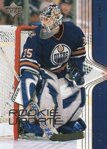 #34 Tommy Salo - Edmonton Oilers - 2003-04 Upper Deck Rookie Update Hockey