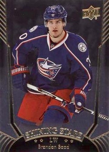 #SS-34 Brandon Saad - Columbus Blue Jackets - 2016-17 Upper Deck - Shining Stars Hockey