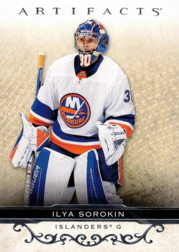 #34 Ilya Sorokin - New York Islanders - 2021-22 Upper Deck Artifacts Hockey