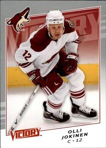 #284 Olli Jokinen - Phoenix Coyotes - 2008-09 Upper Deck Victory Hockey