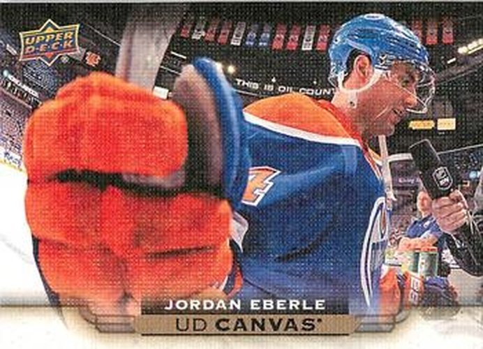#C34 Jordan Eberle - Edmonton Oilers - 2015-16 Upper Deck - UD Canvas Hockey
