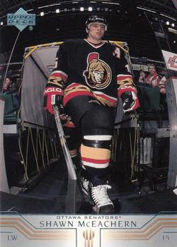 #350 Shawn McEachern - Ottawa Senators - 2001-02 Upper Deck Hockey