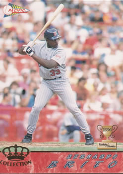 #350 Bernardo Brito - Minnesota Twins - 1994 Pacific Baseball