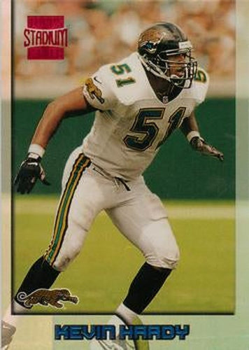 #350 Kevin Hardy - Jacksonville Jaguars - 1996 Stadium Club Football