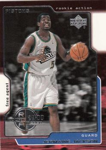 #350 Jermaine Jackson - Detroit Pistons - 1999-00 Upper Deck Basketball