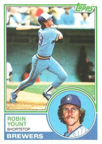 #350 Robin Yount - Milwaukee Brewers - 1983 Topps Baseball