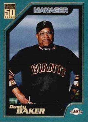 #351 Dusty Baker - San Francisco Giants - 2001 Topps Baseball