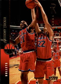 #351 Anthony Tucker - Washington Bullets - 1994-95 Upper Deck Basketball