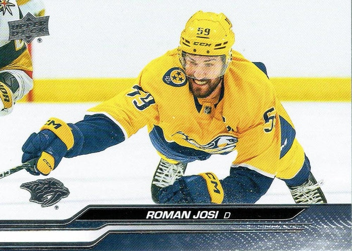 #351 Roman Josi - Nashville Predators -2023-24 Upper Deck Hockey