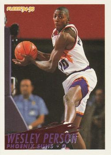 #351 Wesley Person - Phoenix Suns - 1994-95 Fleer Basketball