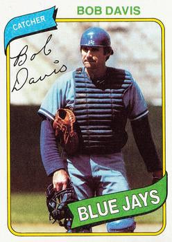 #351 Bob Davis - Toronto Blue Jays - 1980 Topps Baseball